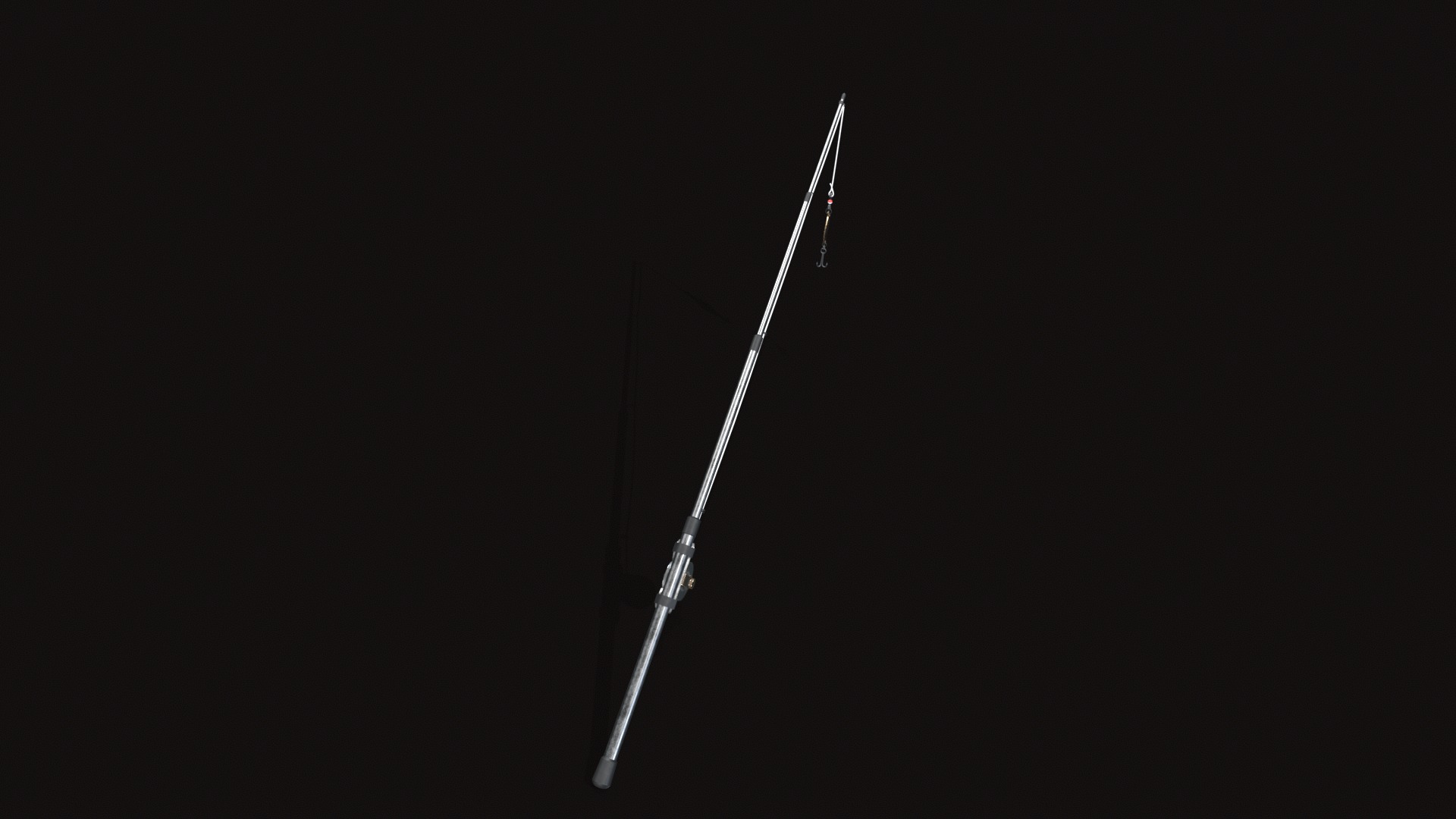 Fishing Rod V05 Low-poly 3D model_4