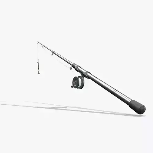 Fishing Rod V05 Low-poly 3D model