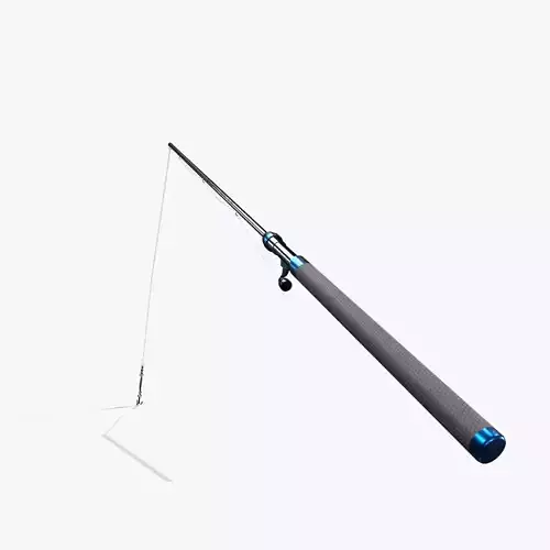 Fishing Rod V07 Low-poly 3D model