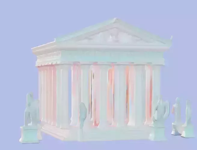Eternal Vaporwave Temple