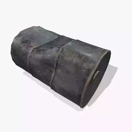 Metal Barrel V03 Low-poly 3D model