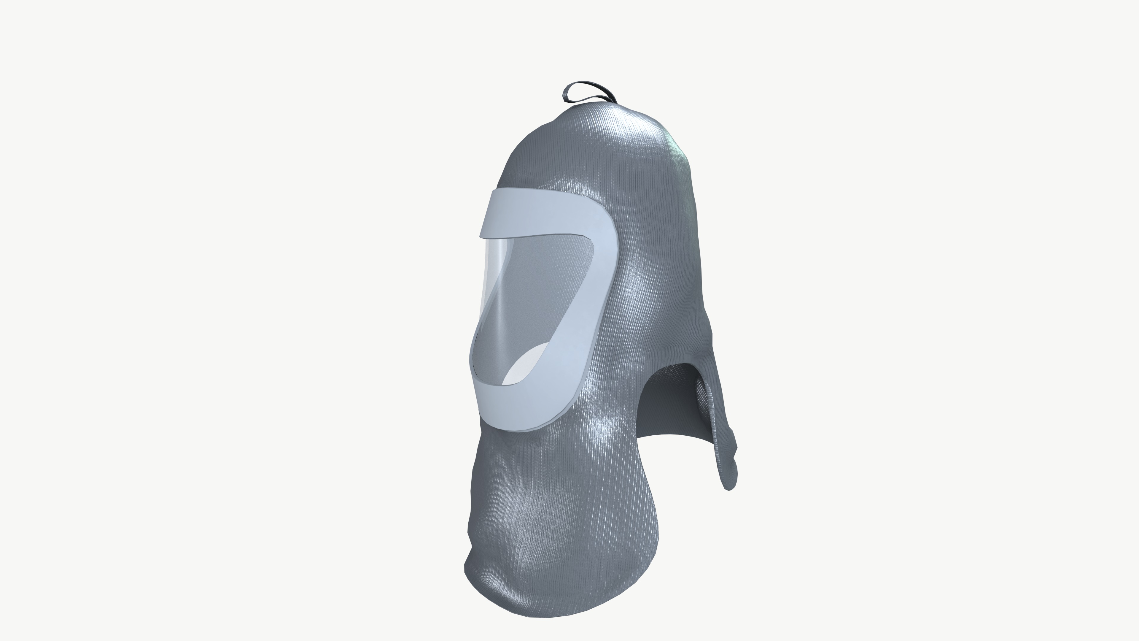 Heat resistant safety helmet 3D model_7