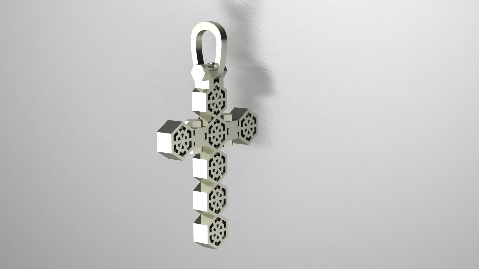 Baraka Cross 3D print model_10