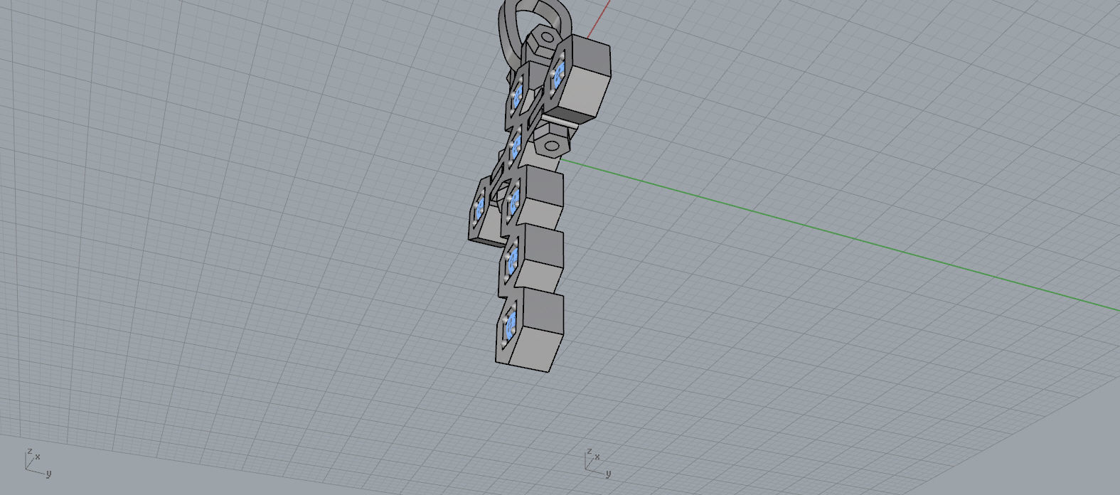 Baraka Cross 3D print model_19