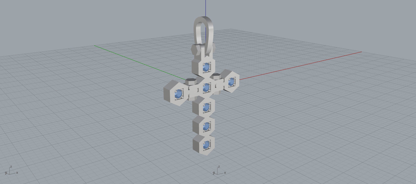 Baraka Cross 3D print model_7