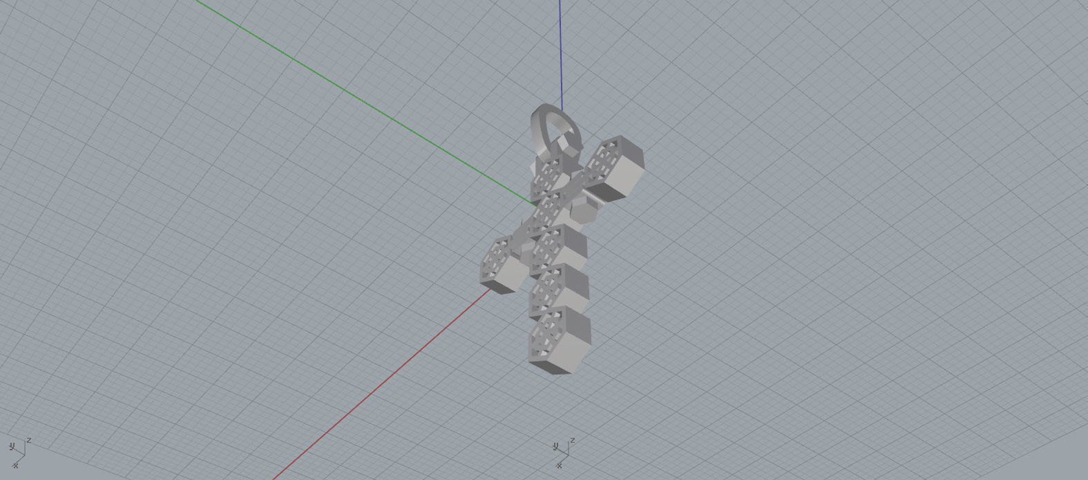 Baraka Cross 3D print model_5