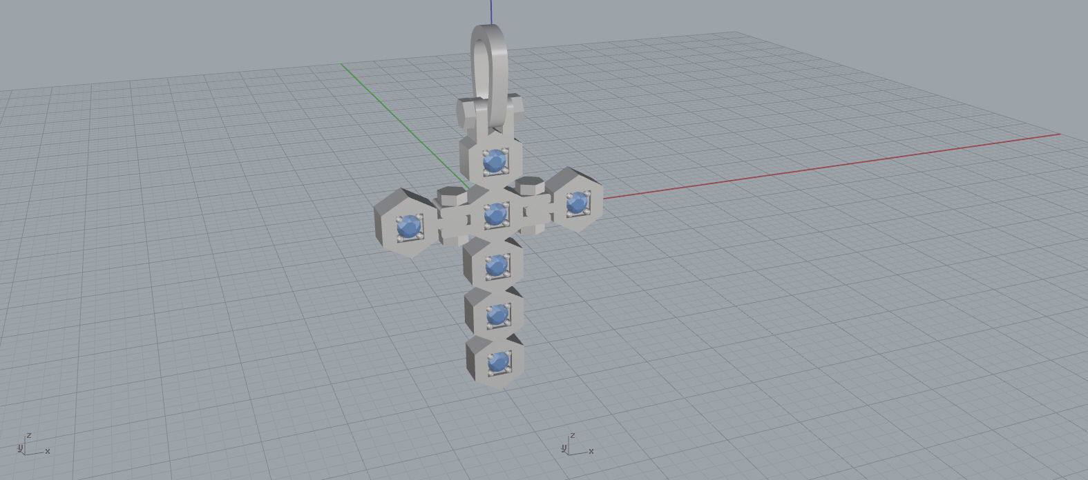 Baraka Cross 3D print model_2