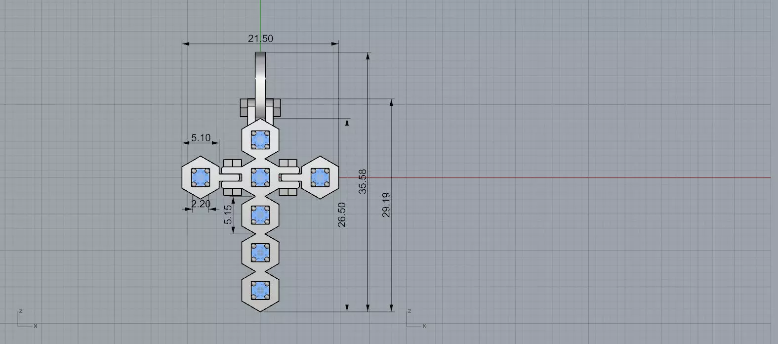 Baraka Cross 3D print model_0