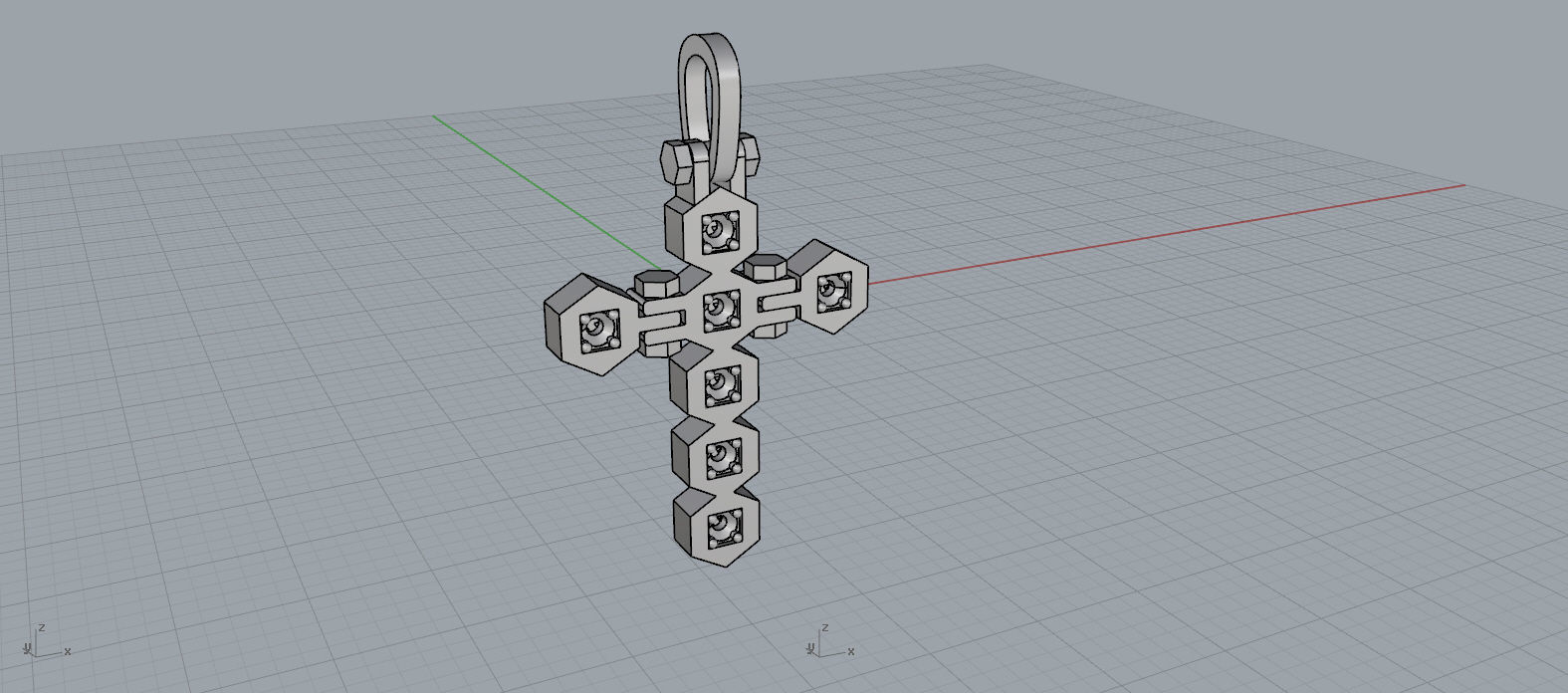 Baraka Cross 3D print model_1