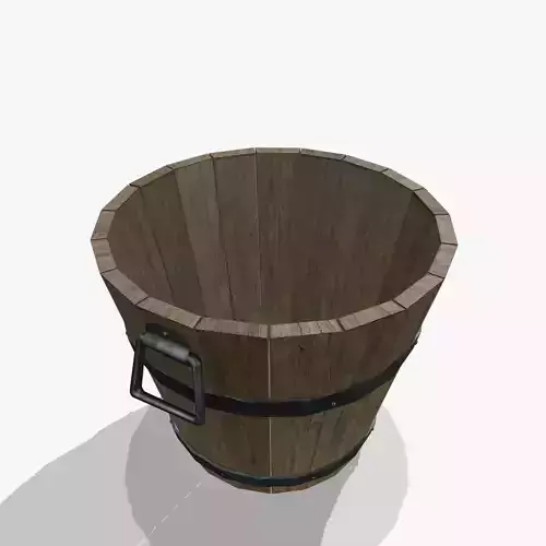 Wooden Basket V02