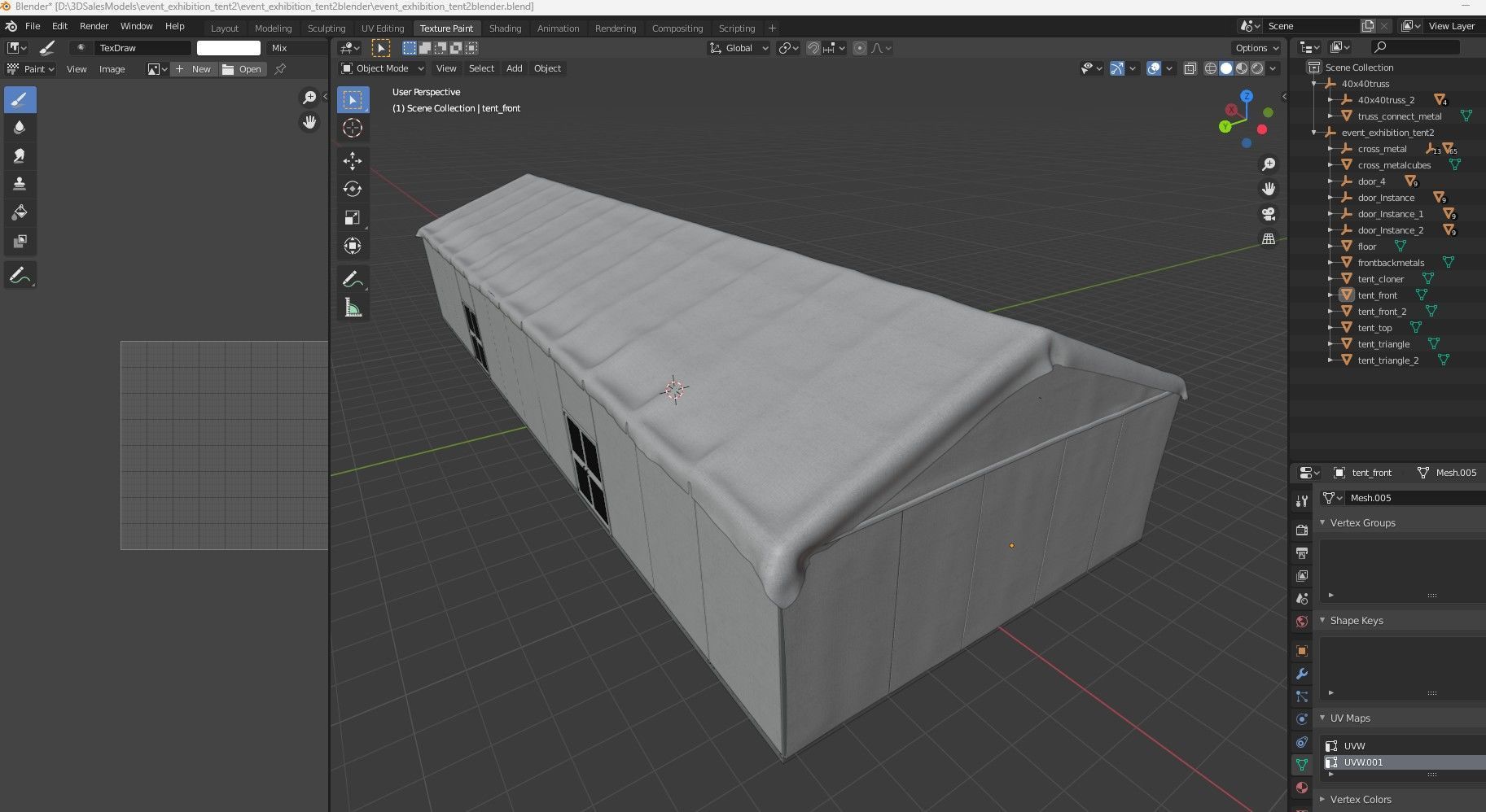 Event Exhibition Tent 2 3D model_10