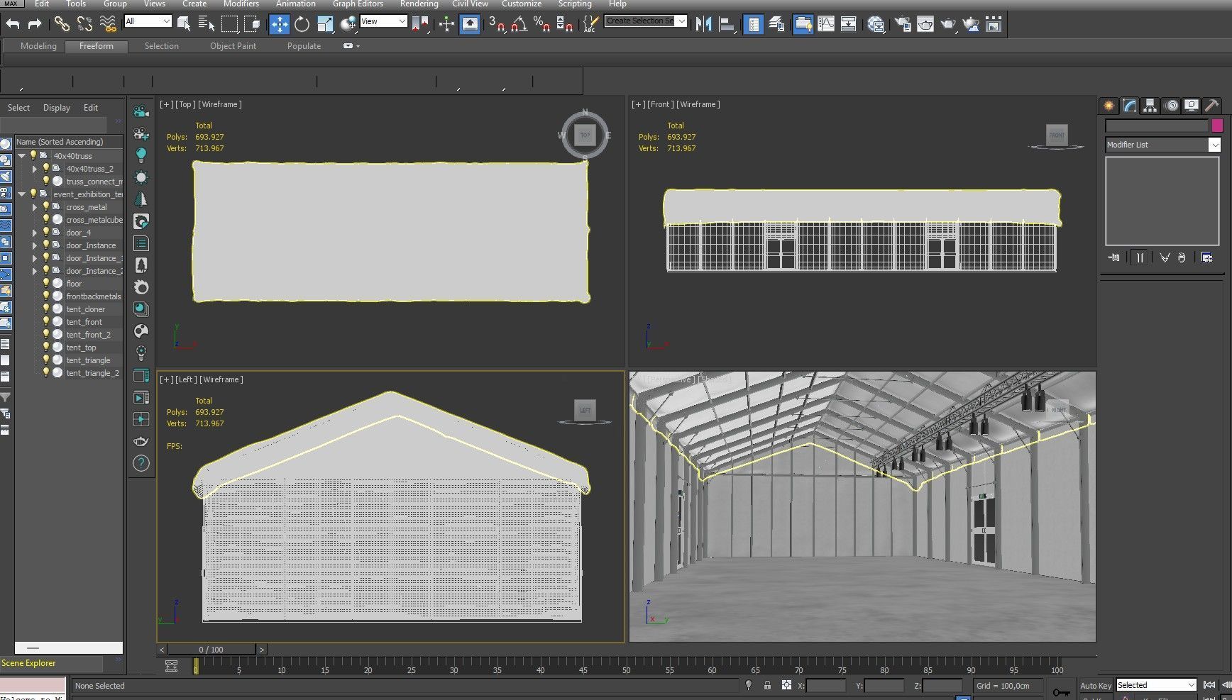 Event Exhibition Tent 2 3D model_12