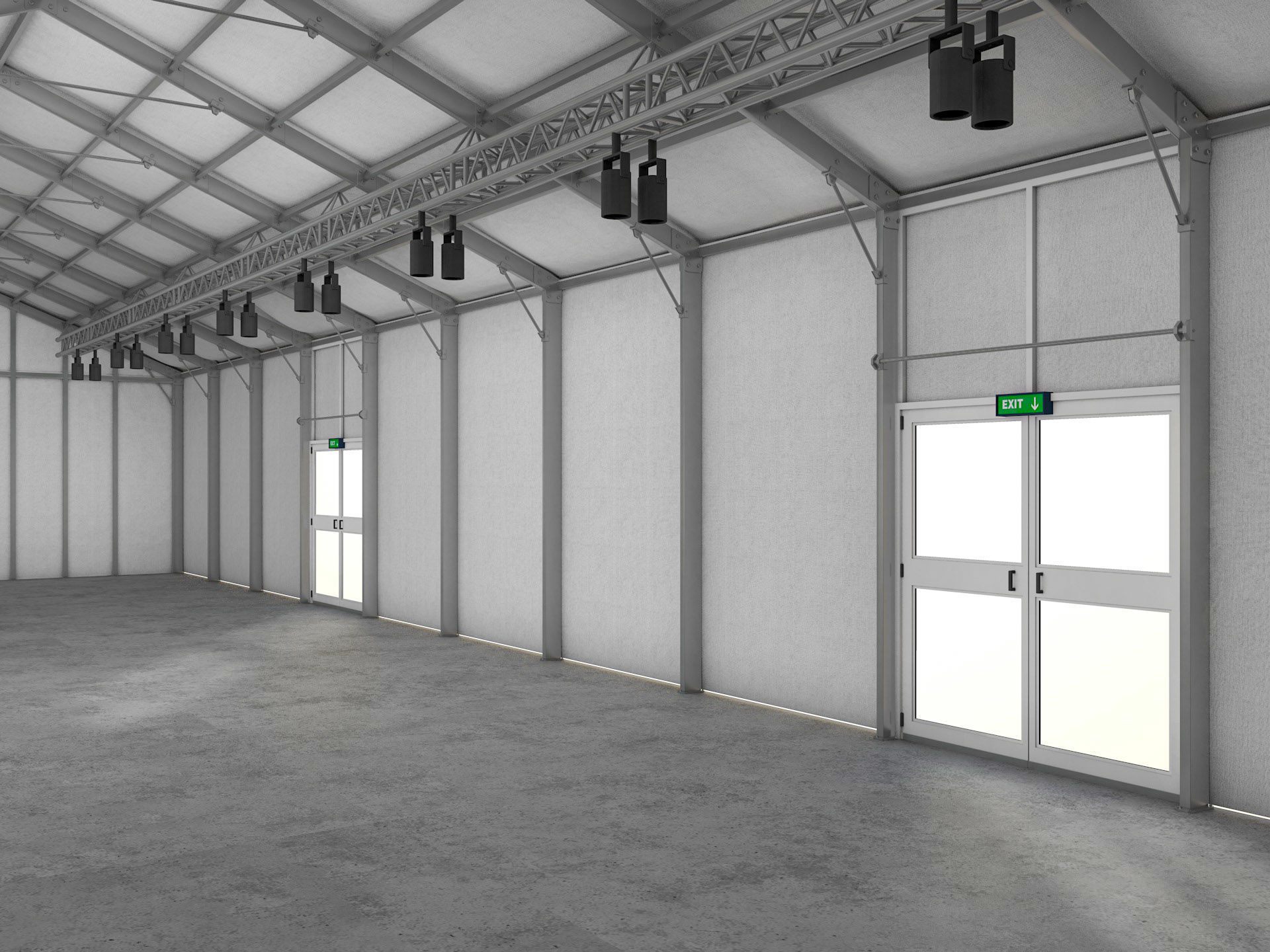 Event Exhibition Tent 2 3D model_1