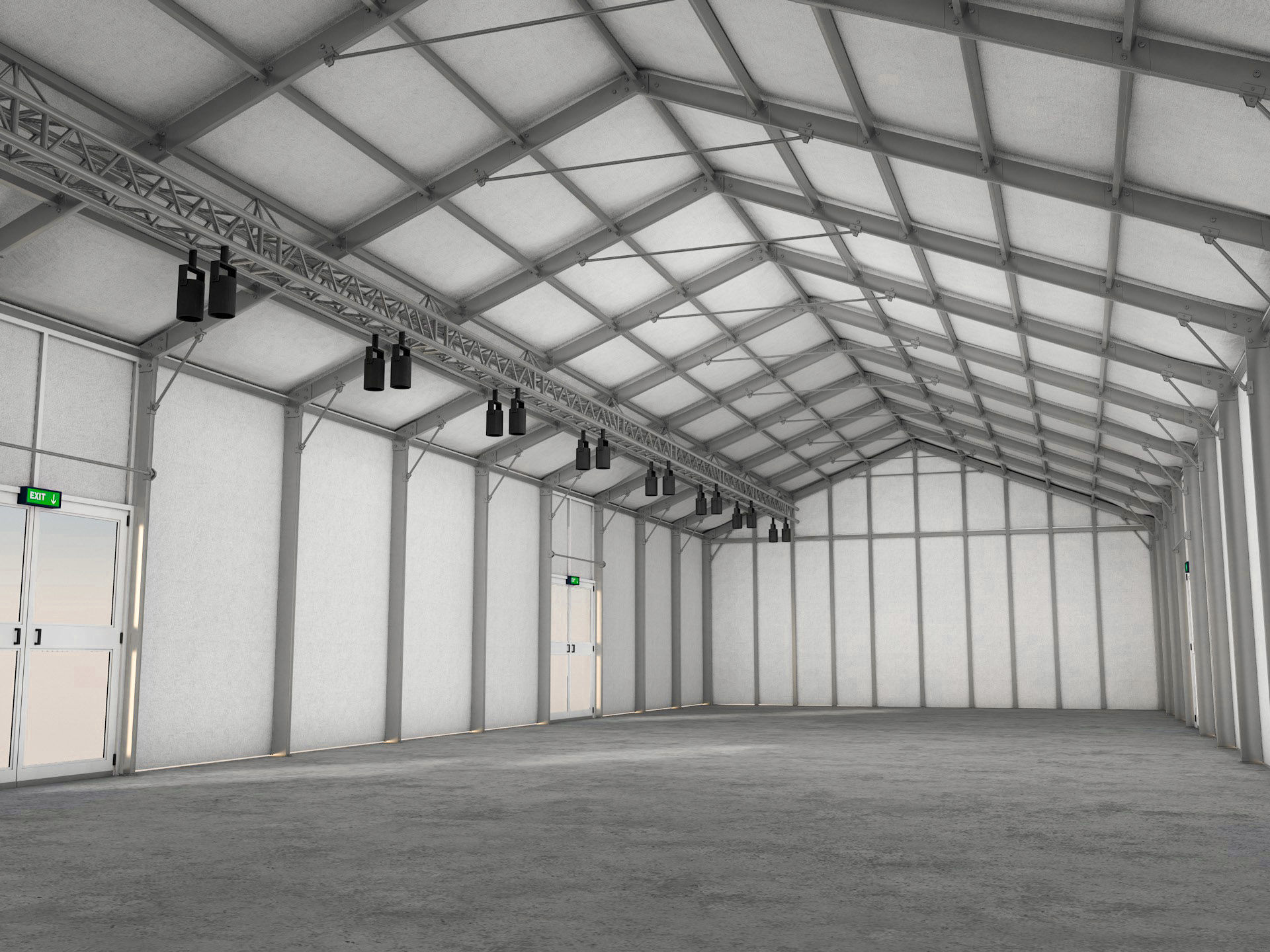 Event Exhibition Tent 2 3D model_5