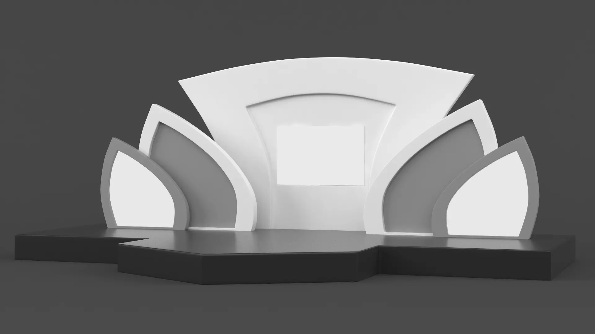 Empty Stage Design Free 3D model