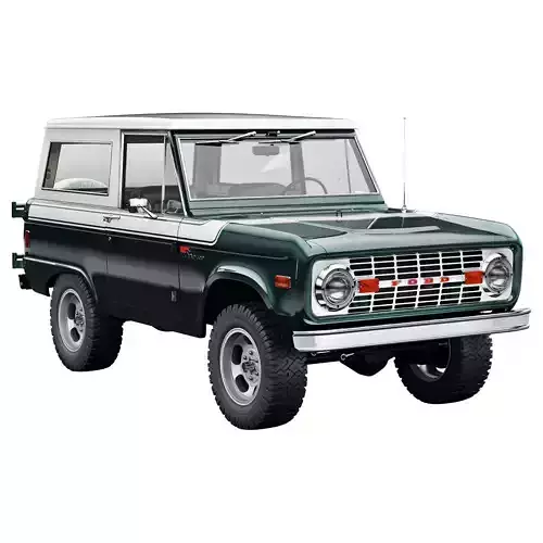 Ford bronco 1977 3D model