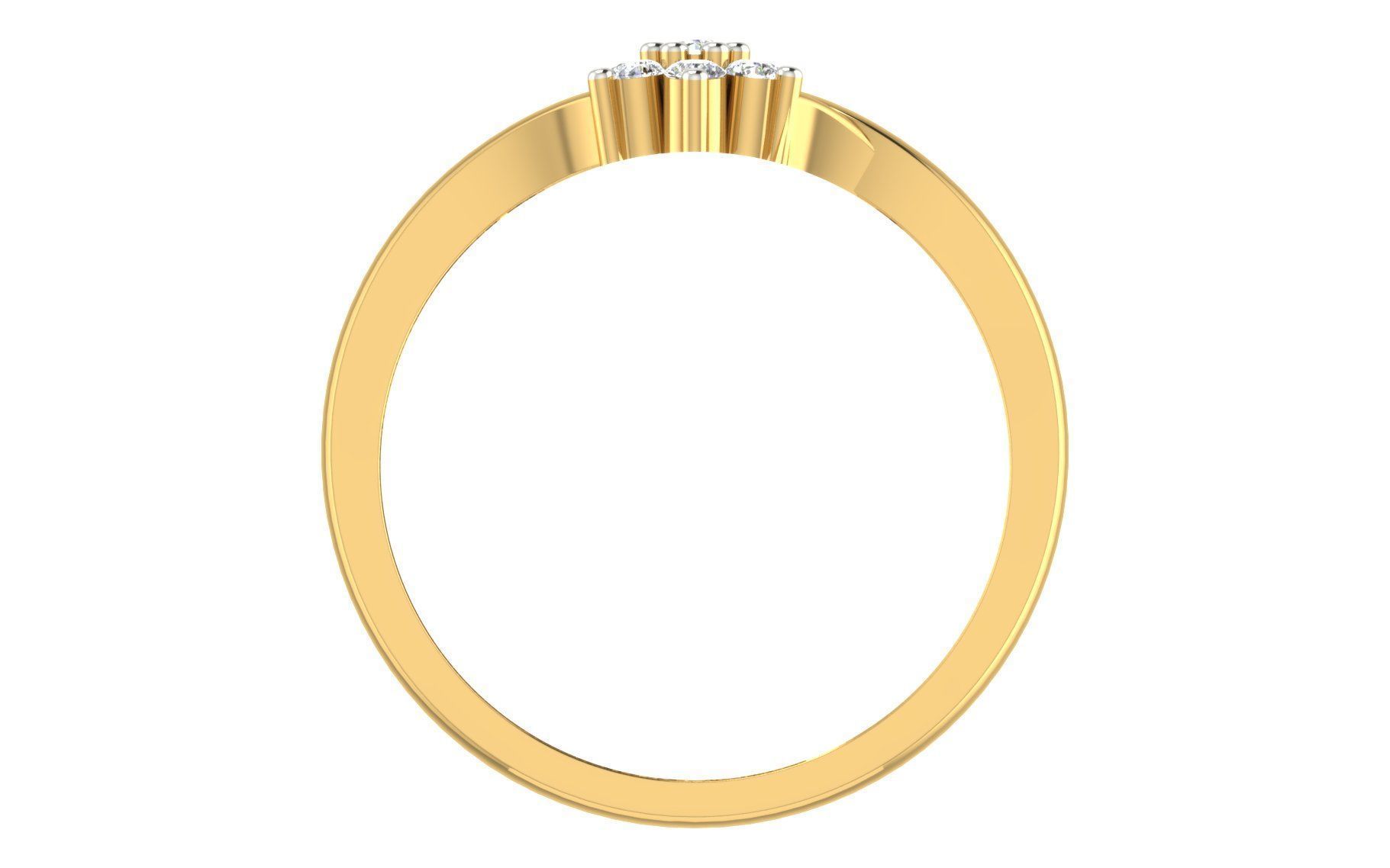 Women Ring  Render 3dm STL OBJ FBX Details 3D print model_3