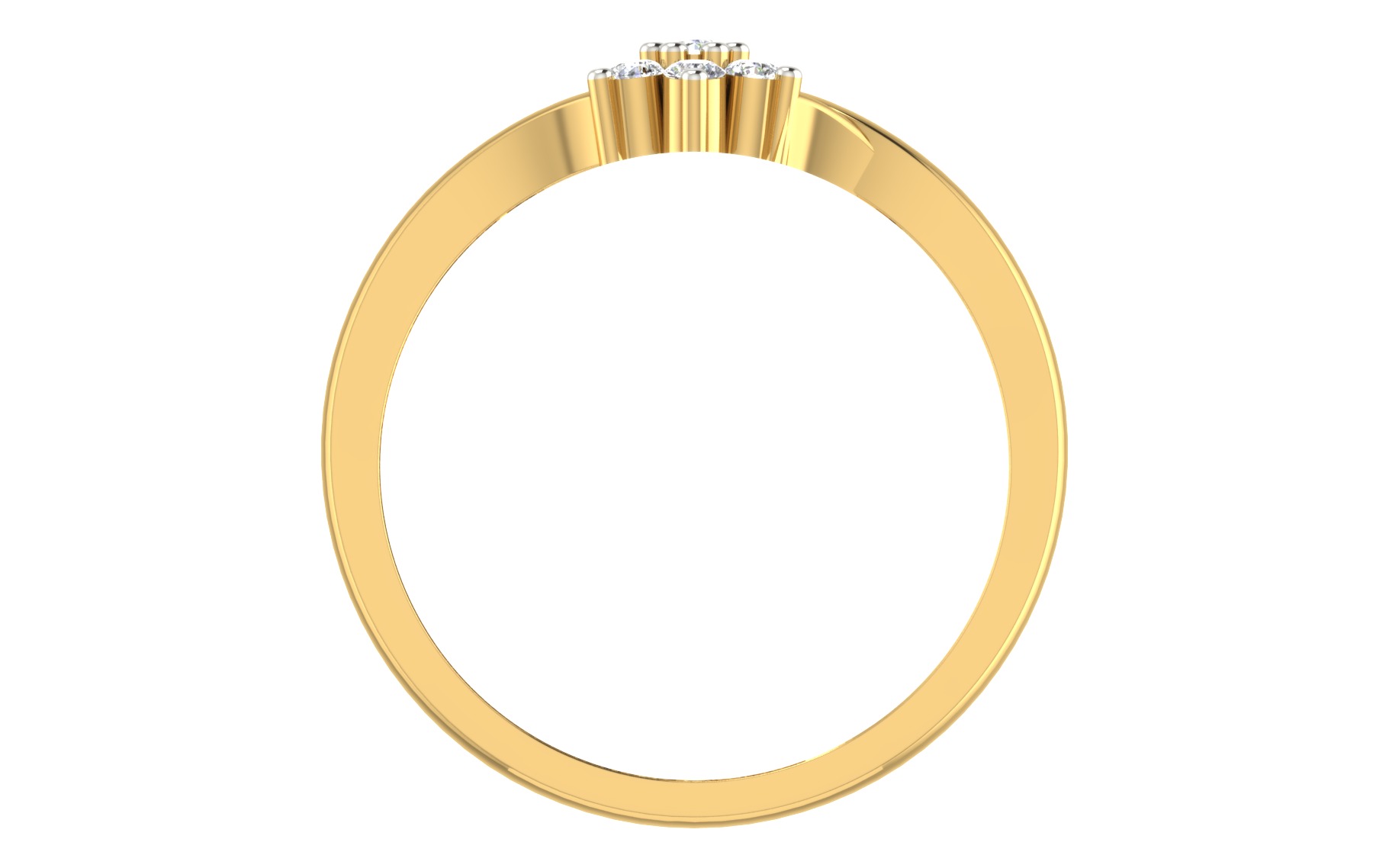 Women Ring  Render 3dm STL OBJ FBX Details 3D print model_4