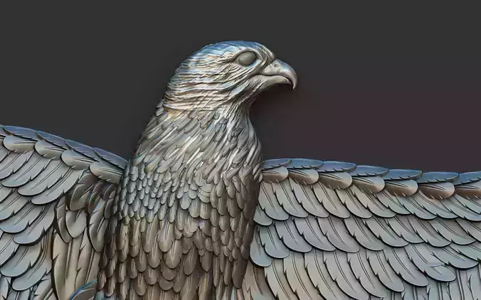 Eagle low relief