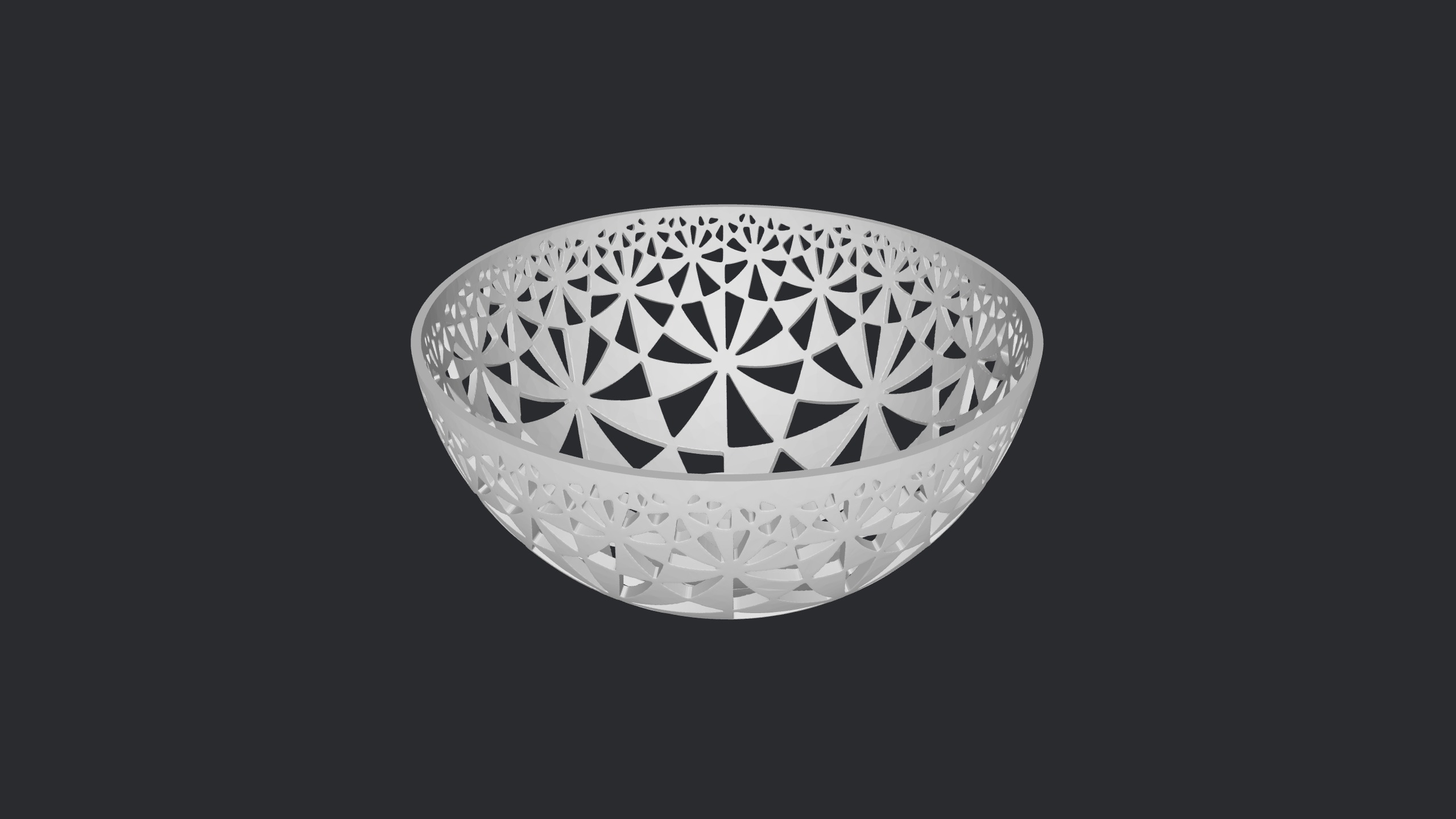 Hyperbolic Bowl 3D print model_4