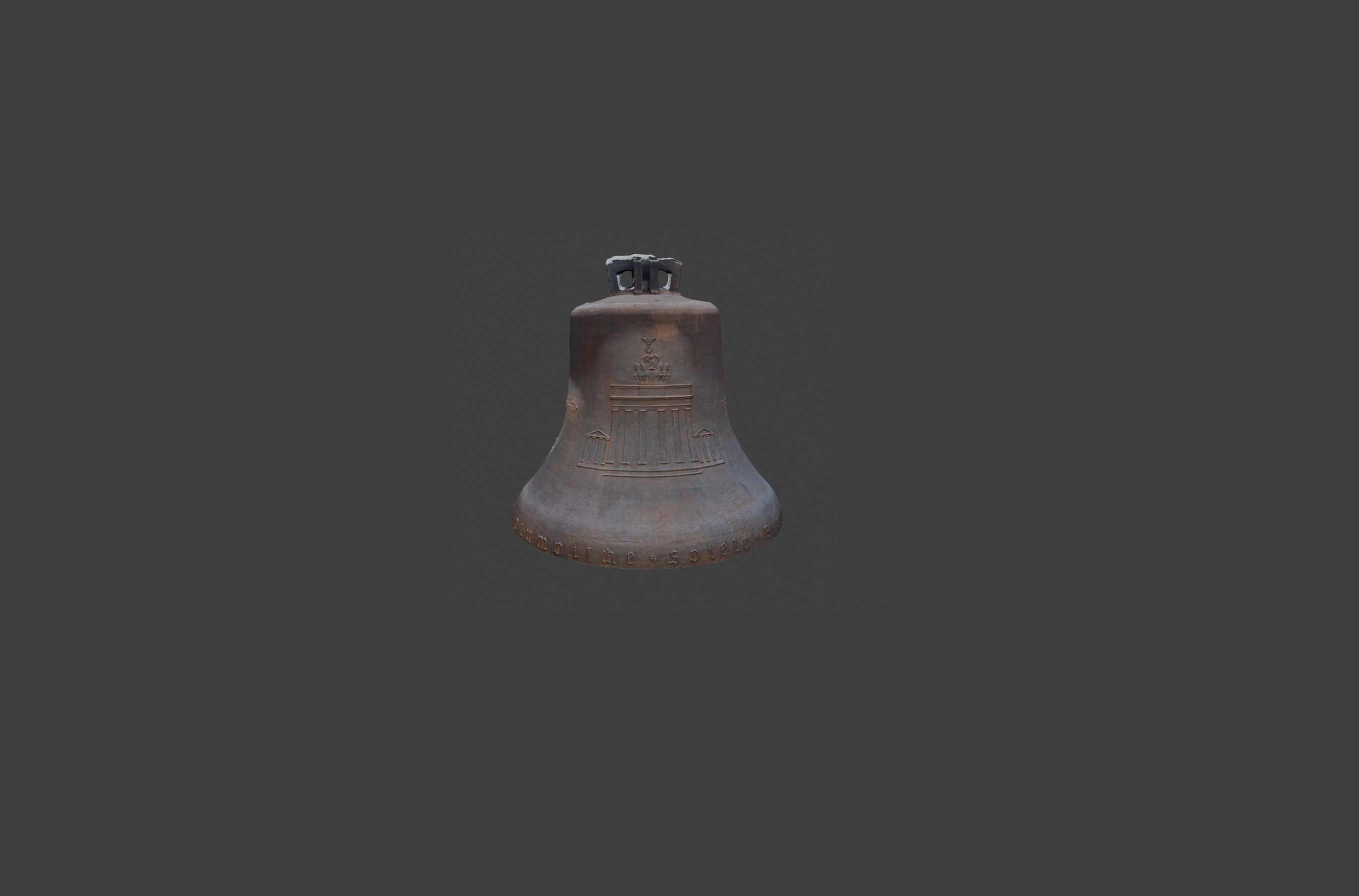 1936 Berlin Olympic game Bell ww2 3D model_3