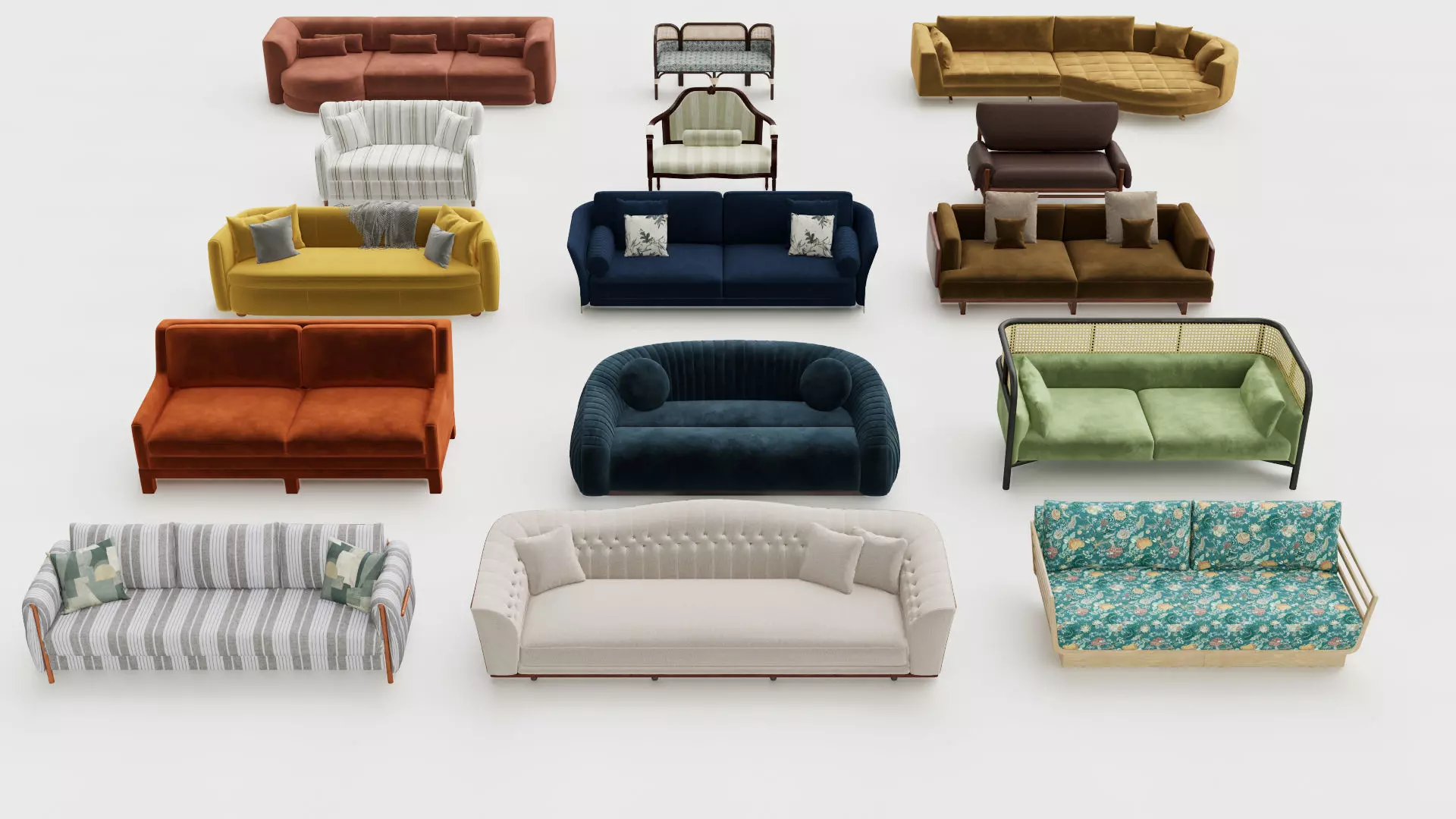 ArchFurnish Vol 3 Sofa 3D model