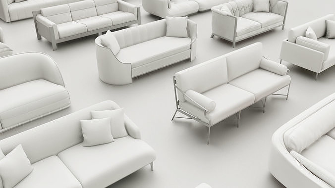 ArchFurnish Vol 4 Sofa 3D model 2