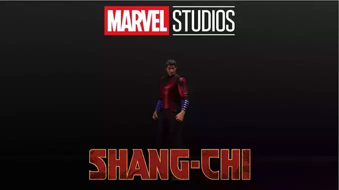 Shang-Chi Low-poly 3D model