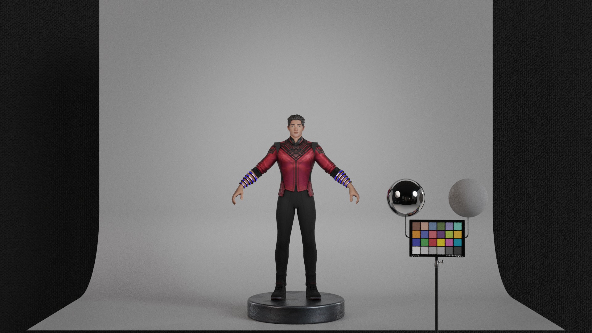 Shang-Chi Low-poly 3D model_1
