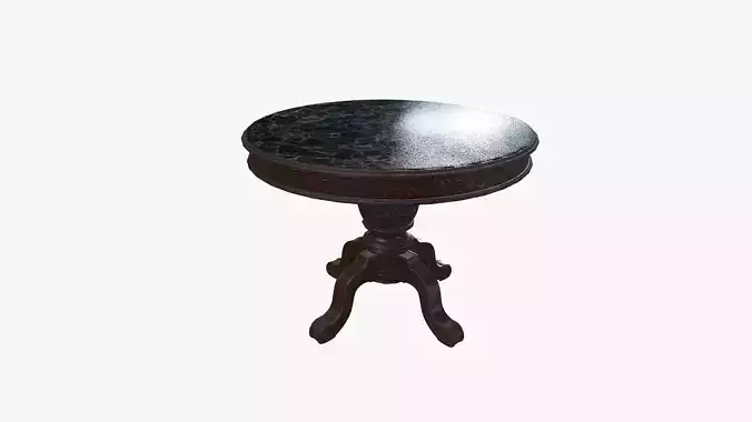 Center table round 3D model