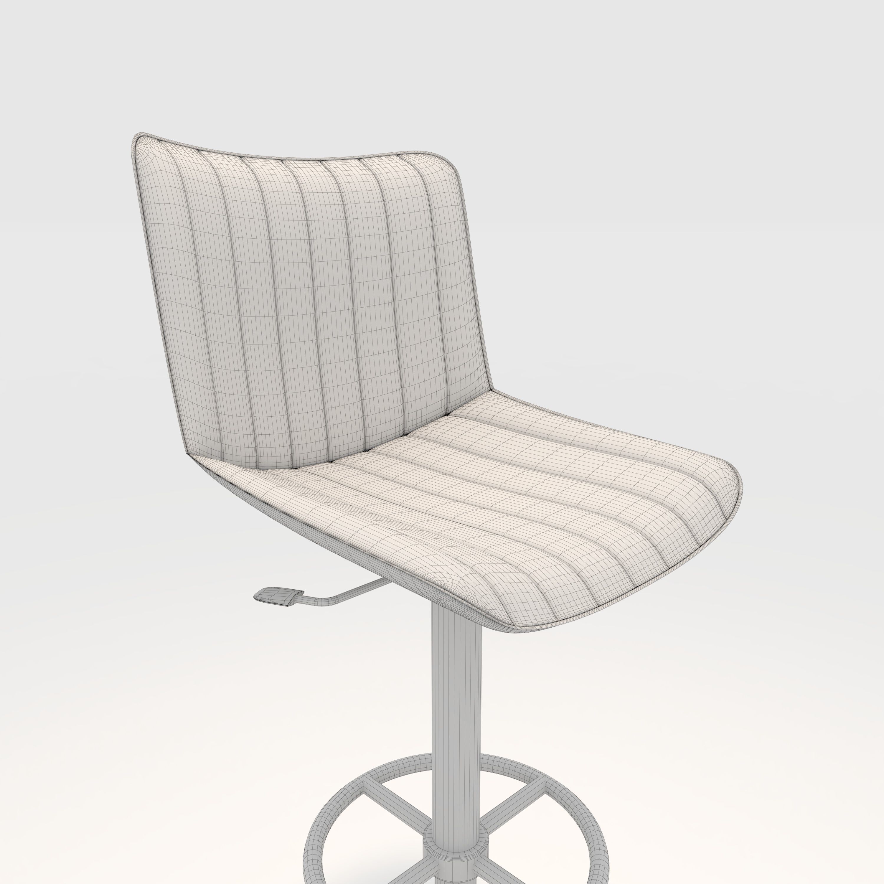 Bar Stool 47 3D model_16