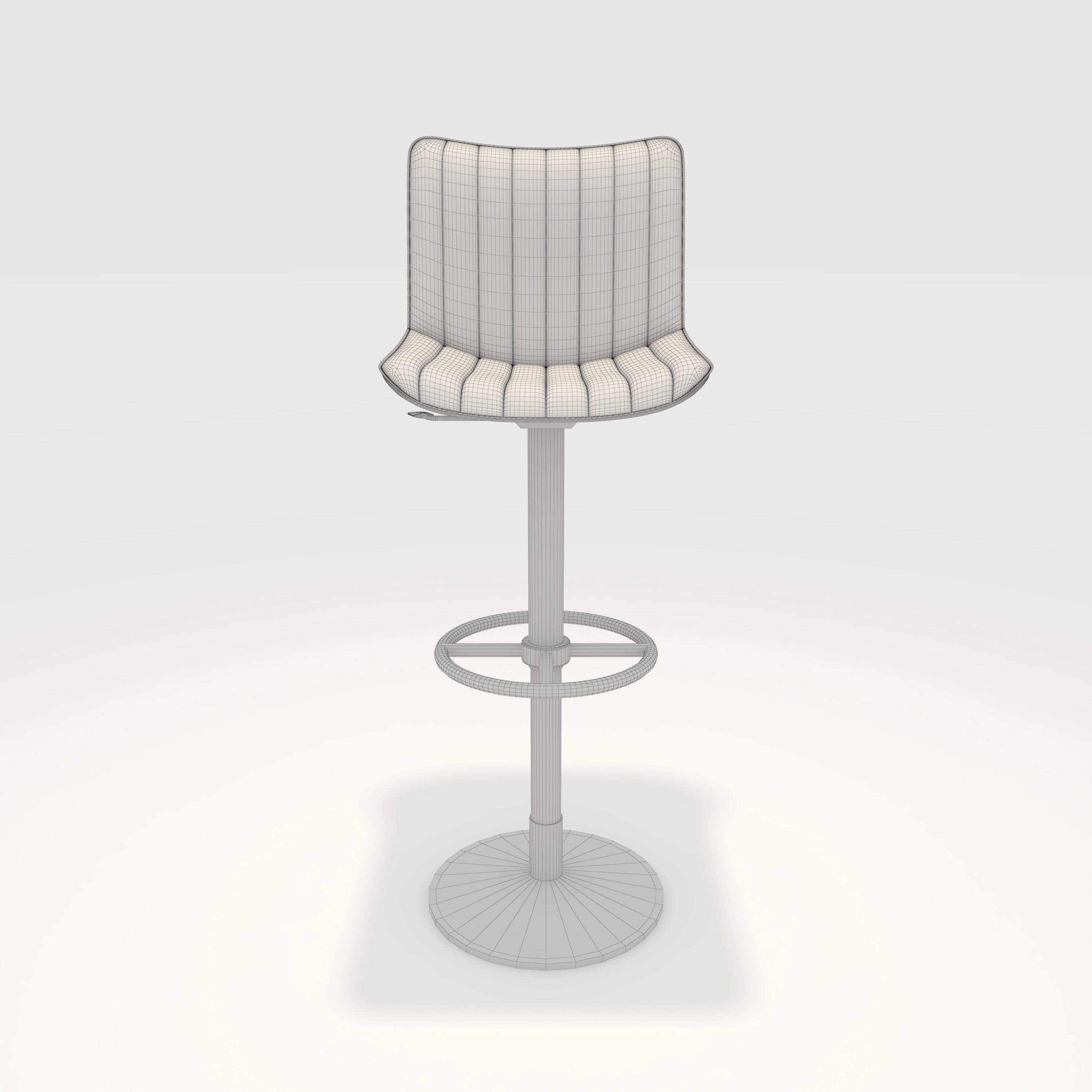 Bar Stool 47 3D model_11