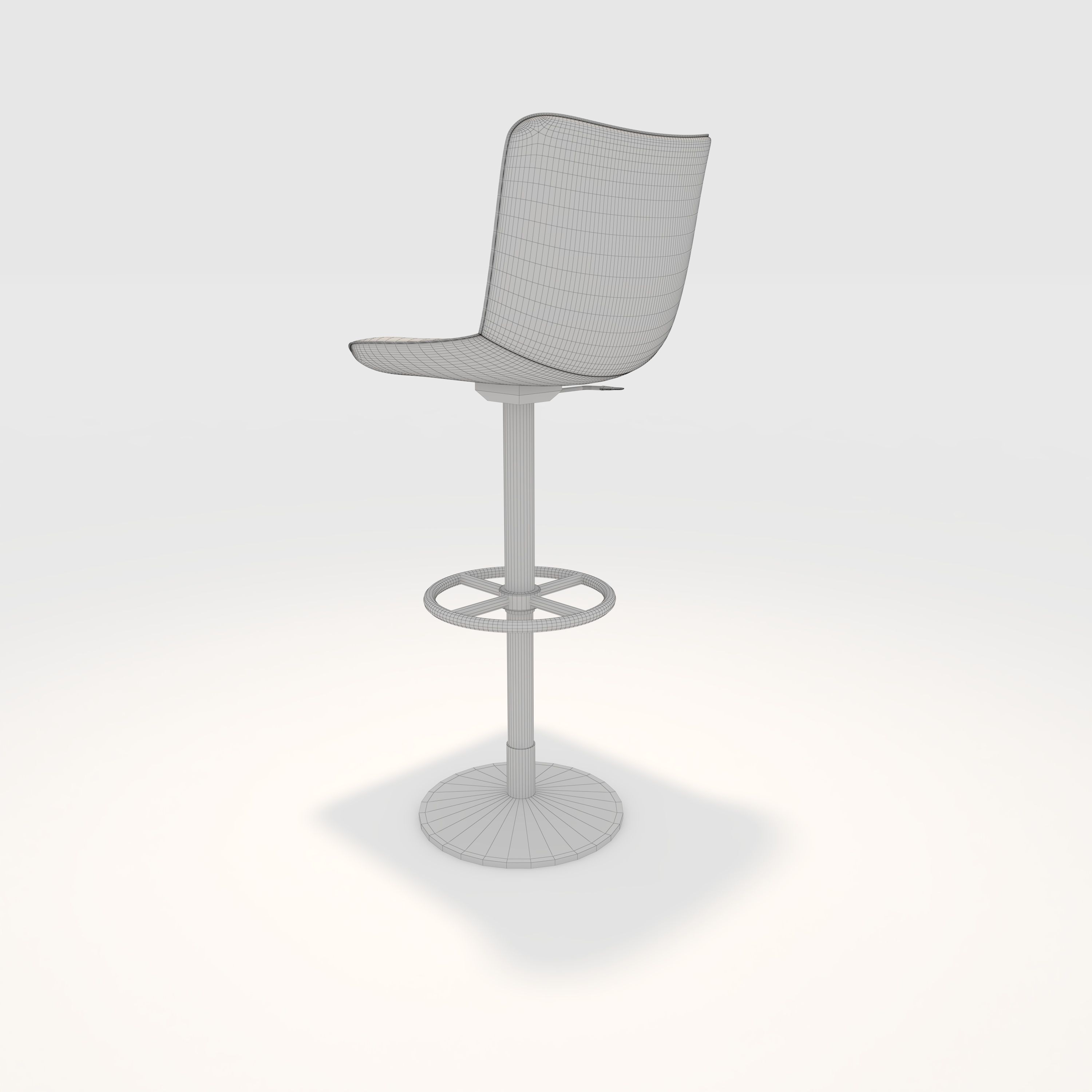 Bar Stool 47 3D model_14