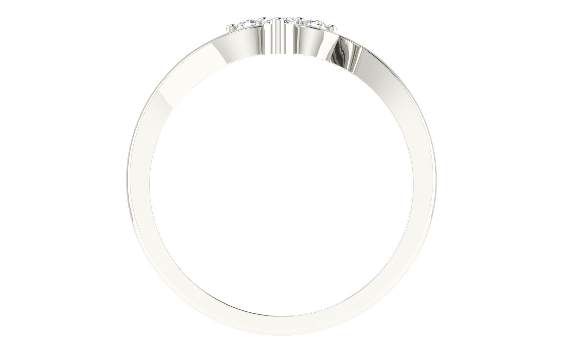 Women Ring Render 3dm STL OBJ FBX Details 3D print model_3