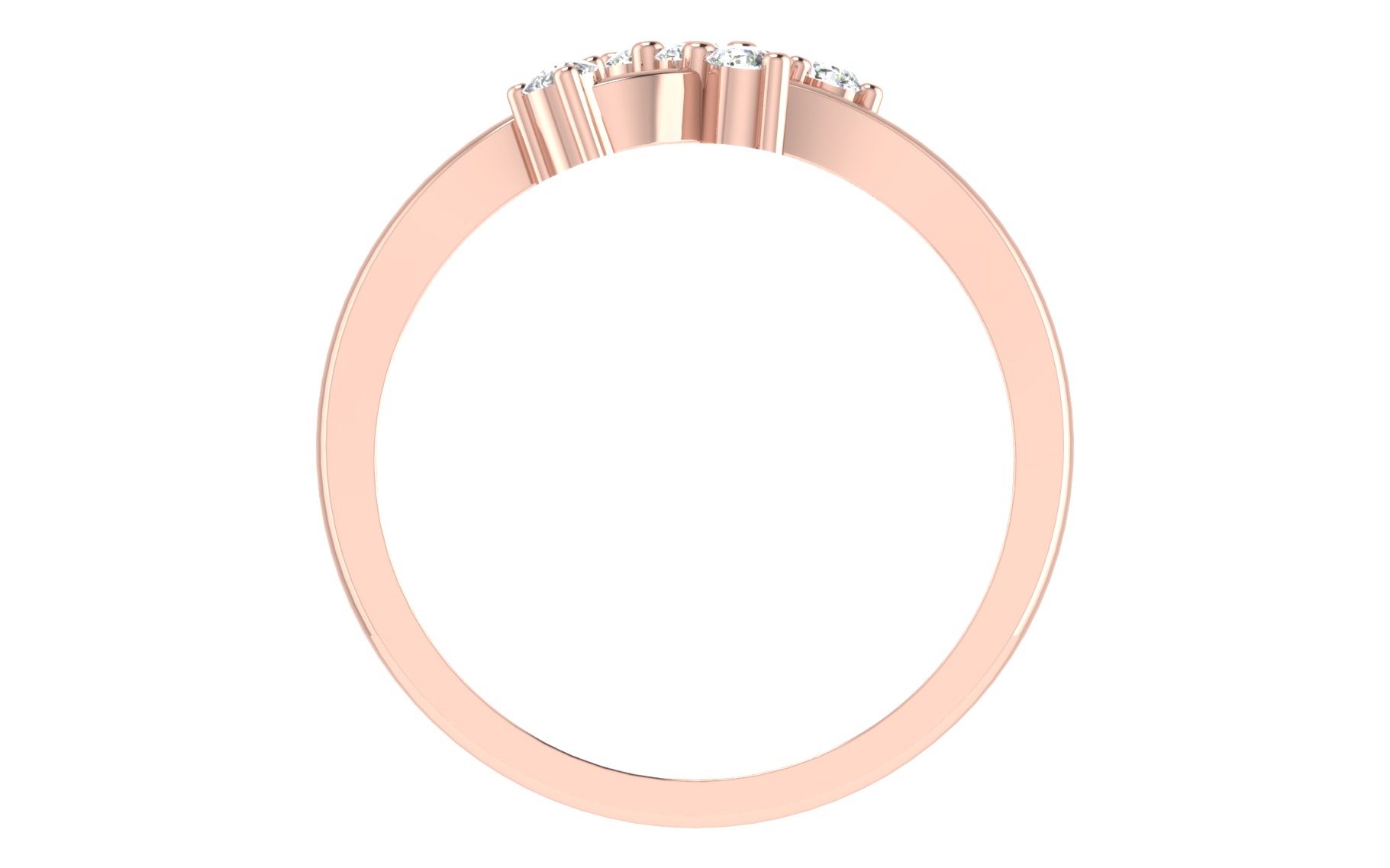 Women Ring Render 3dm STL OBJ FBX Details 3D print model_4