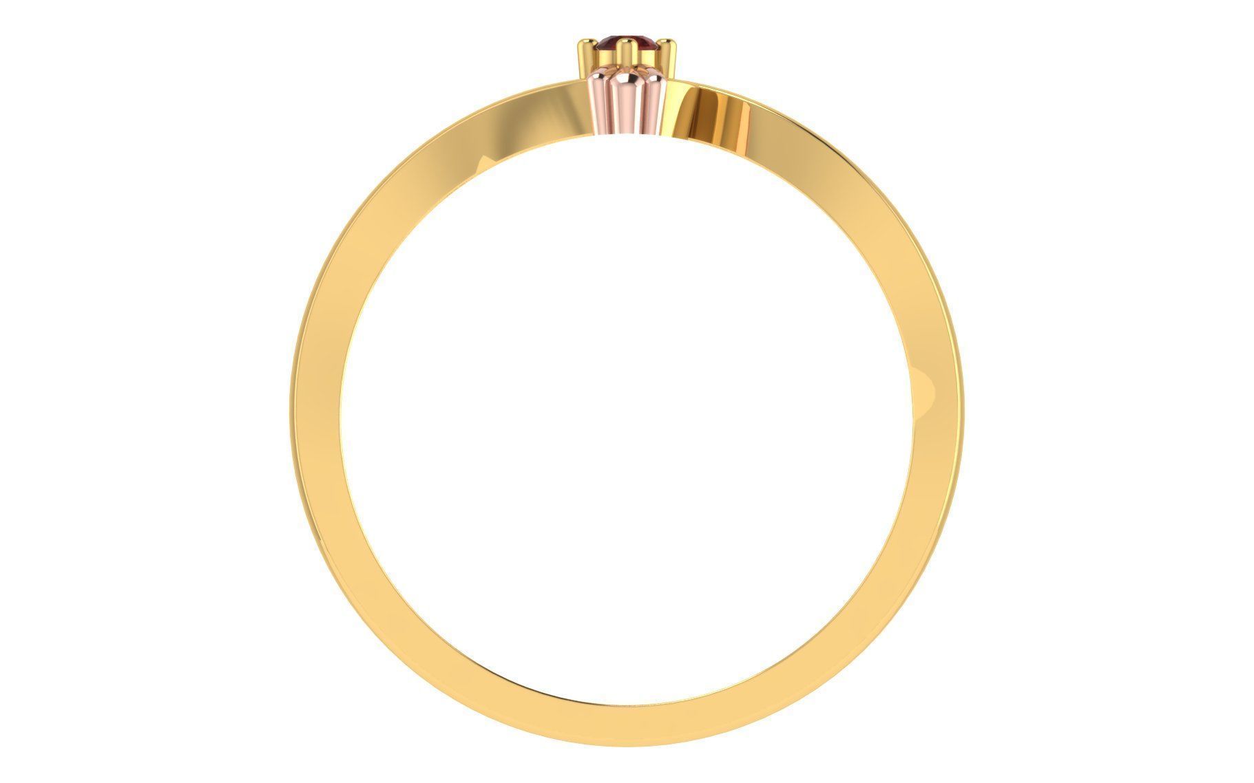 Women Ring Render 3dm STL OBJ FBX Details 3D print model_3