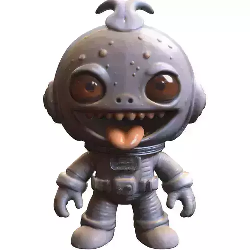 Alien Astronaut Character