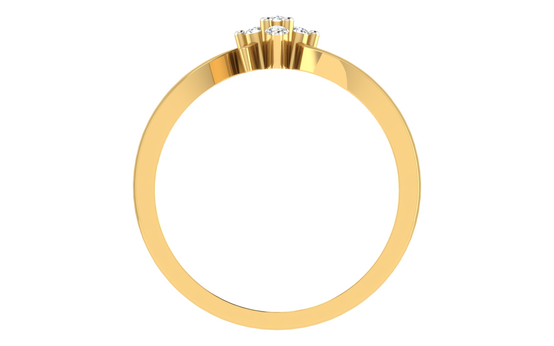 Women Ring  Render 3dm STL OBJ FBX Details 3D print model_4