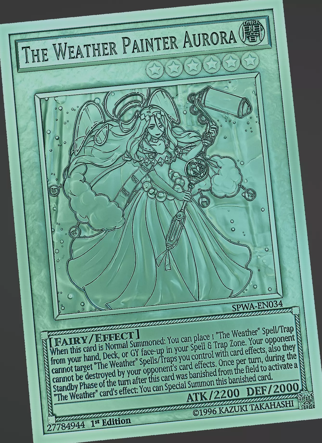 The Weather Painter Aurora - yu-gi-oh 3D print model
