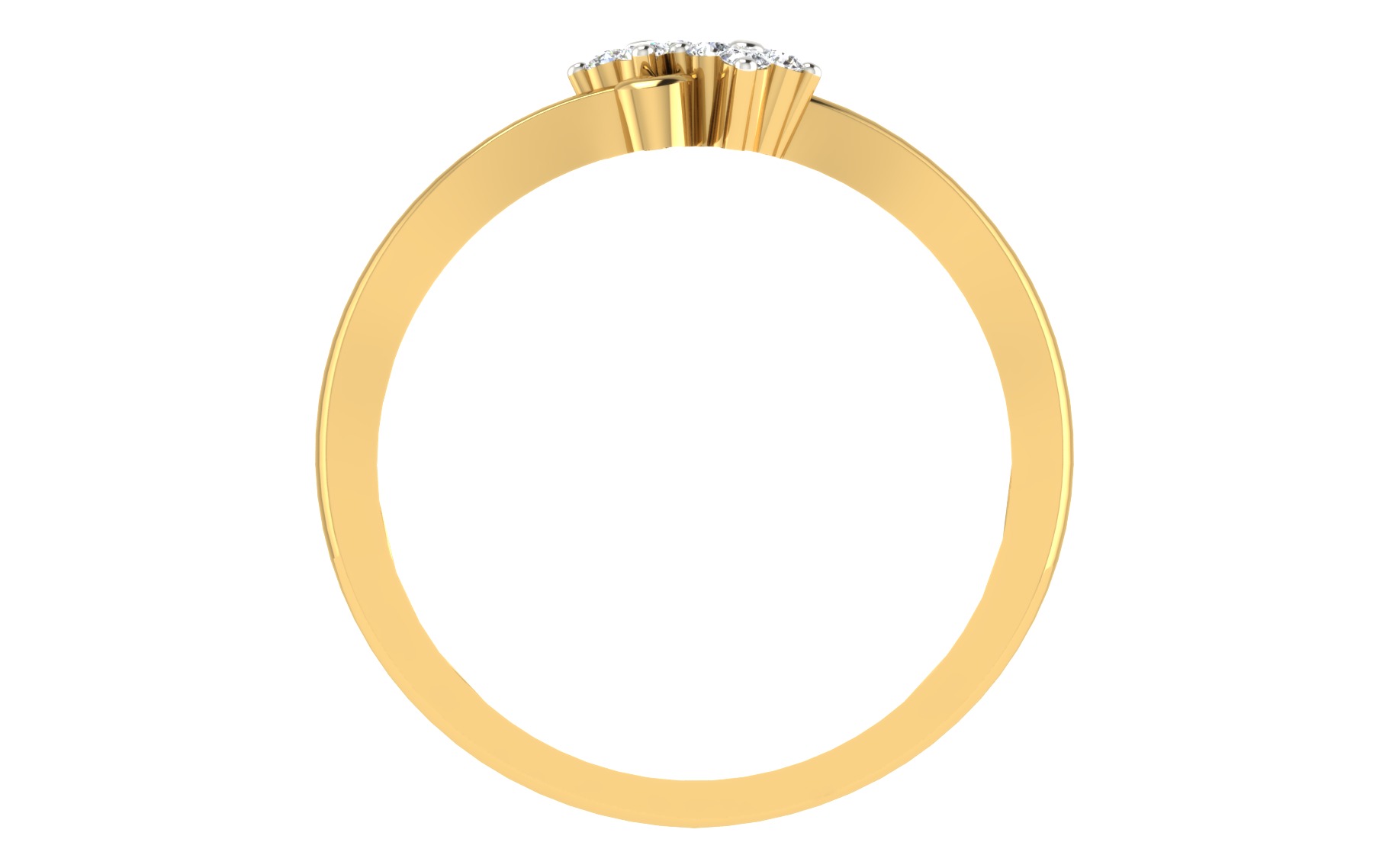 Women Ring Render 3dm STL OBJ FBX Details 3D print model_4