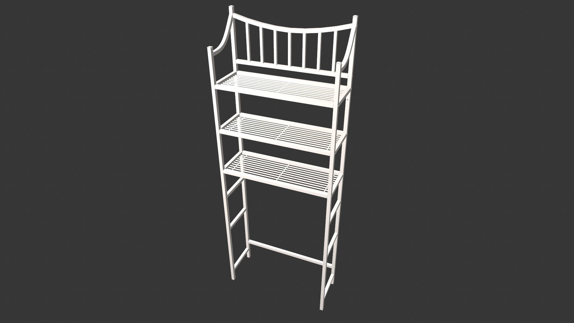 Modular Racks Low-poly 3D model_2