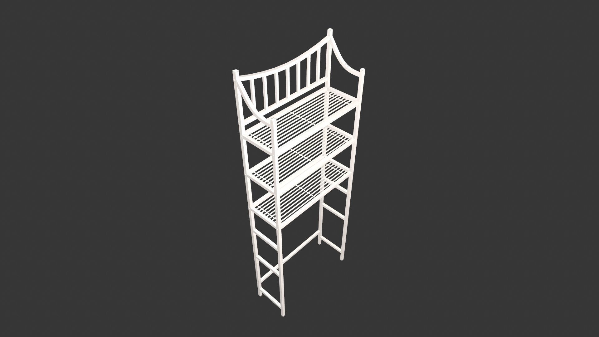 Modular Racks Low-poly 3D model_5