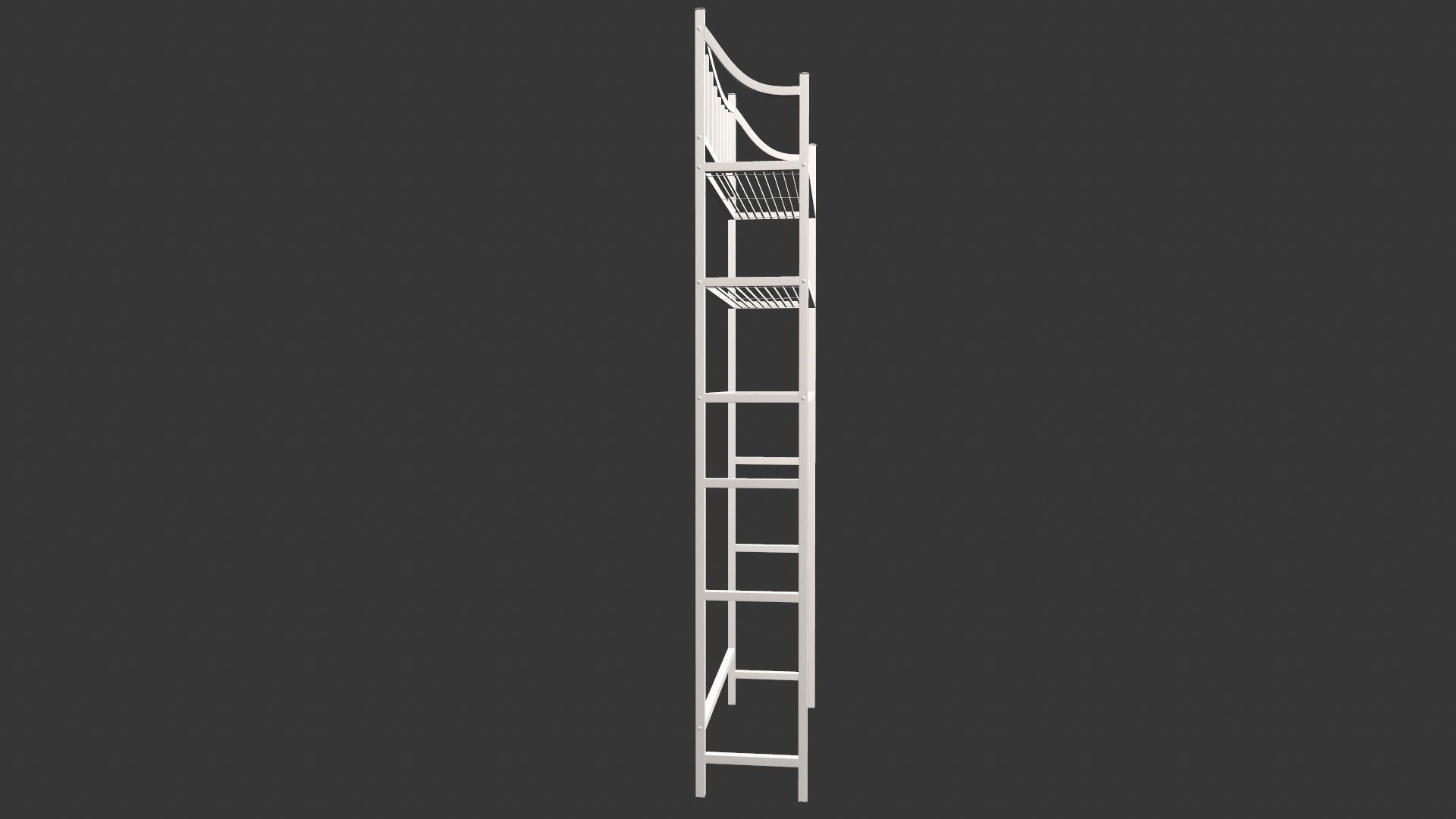 Modular Racks Low-poly 3D model_4