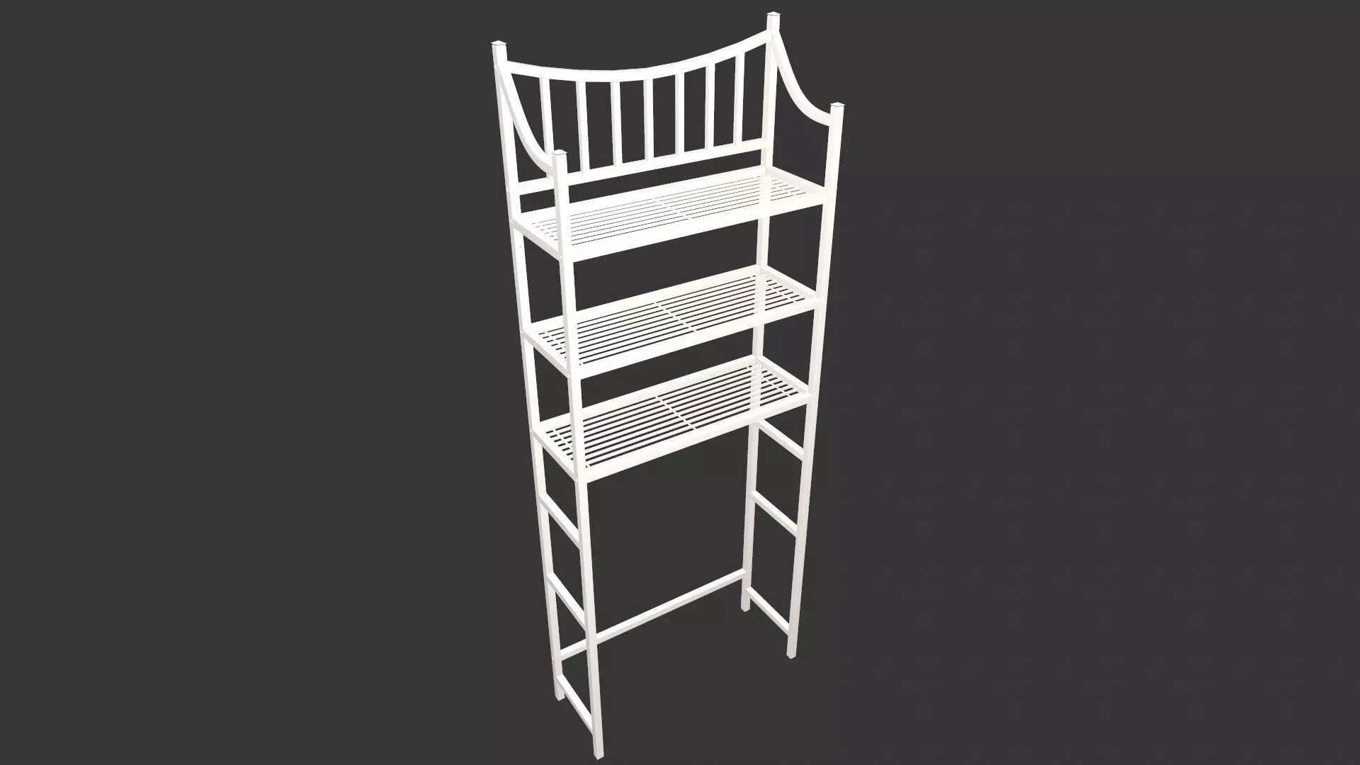 Modular Racks Low-poly 3D model_0