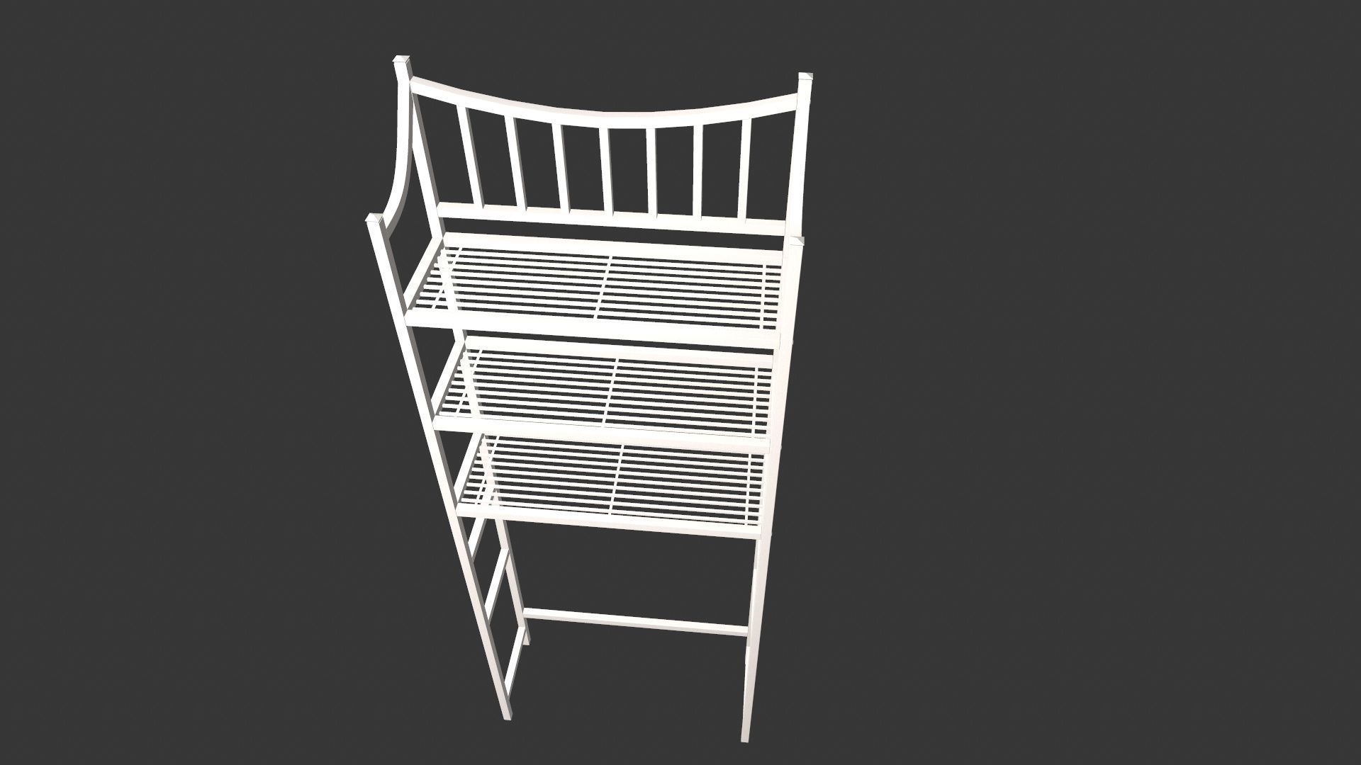 Modular Racks Low-poly 3D model_6