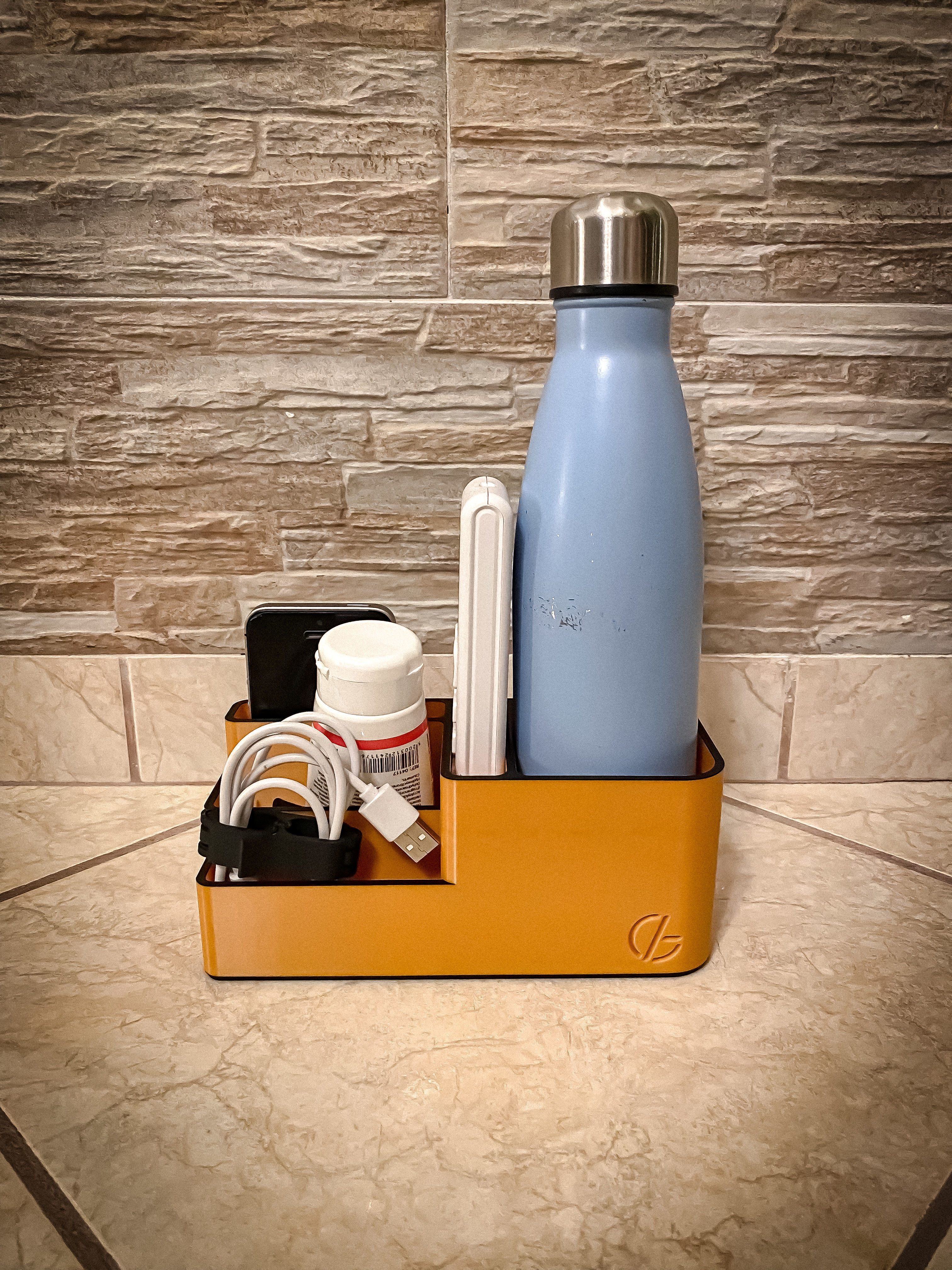 Bedside and Desk Multi-Purpose Organizer 3D print model_6