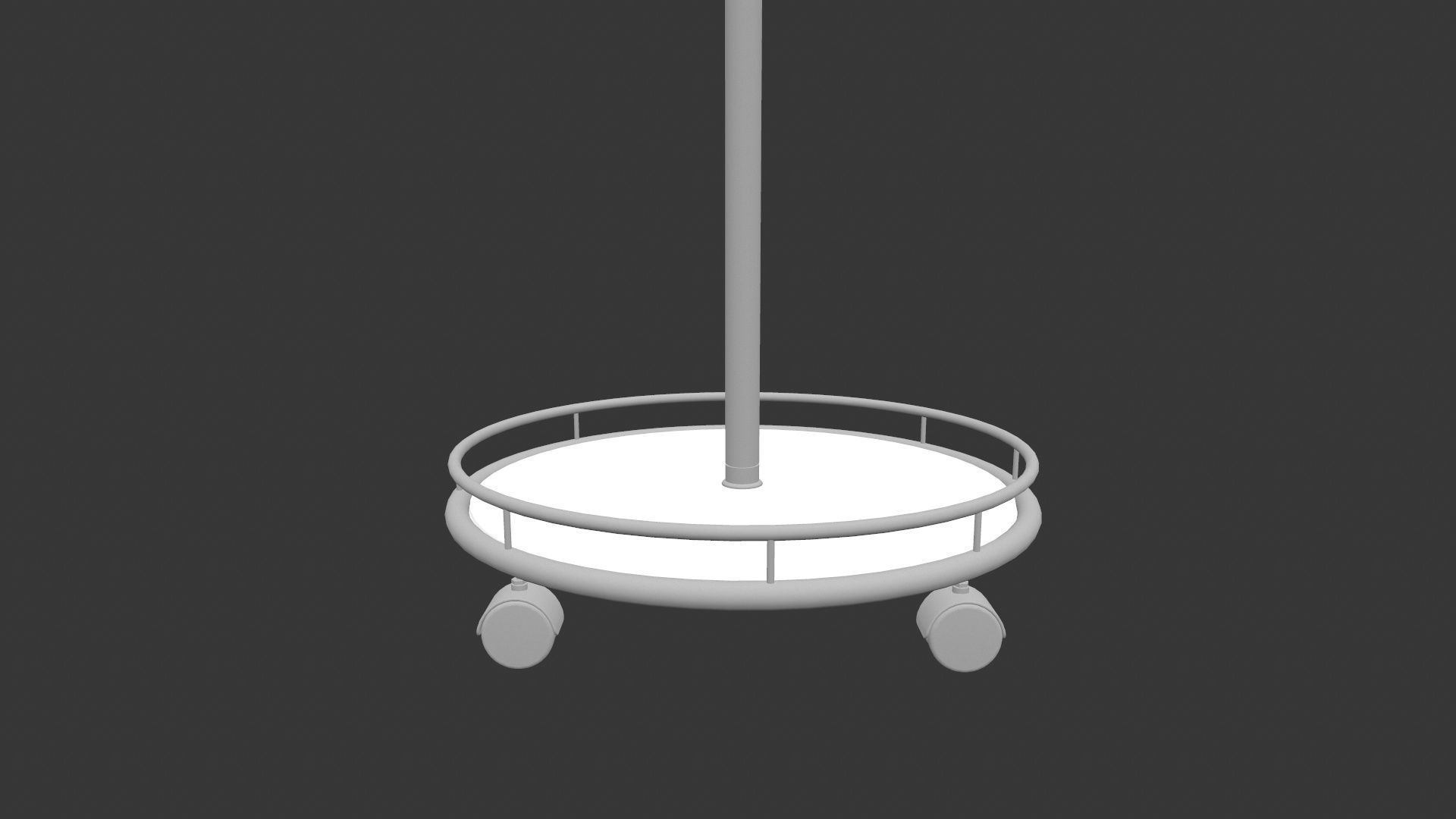 Side Table Low-poly 3D model_3