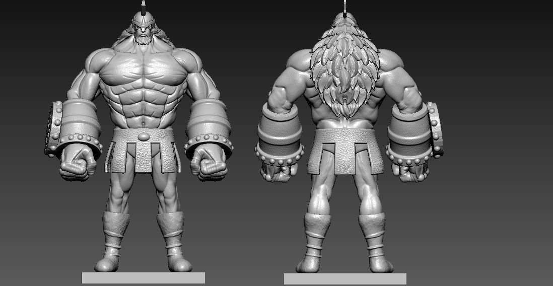 HAJRUDIN - ELBAF - ONE PIECE - 3D PRINT 3D print model_1