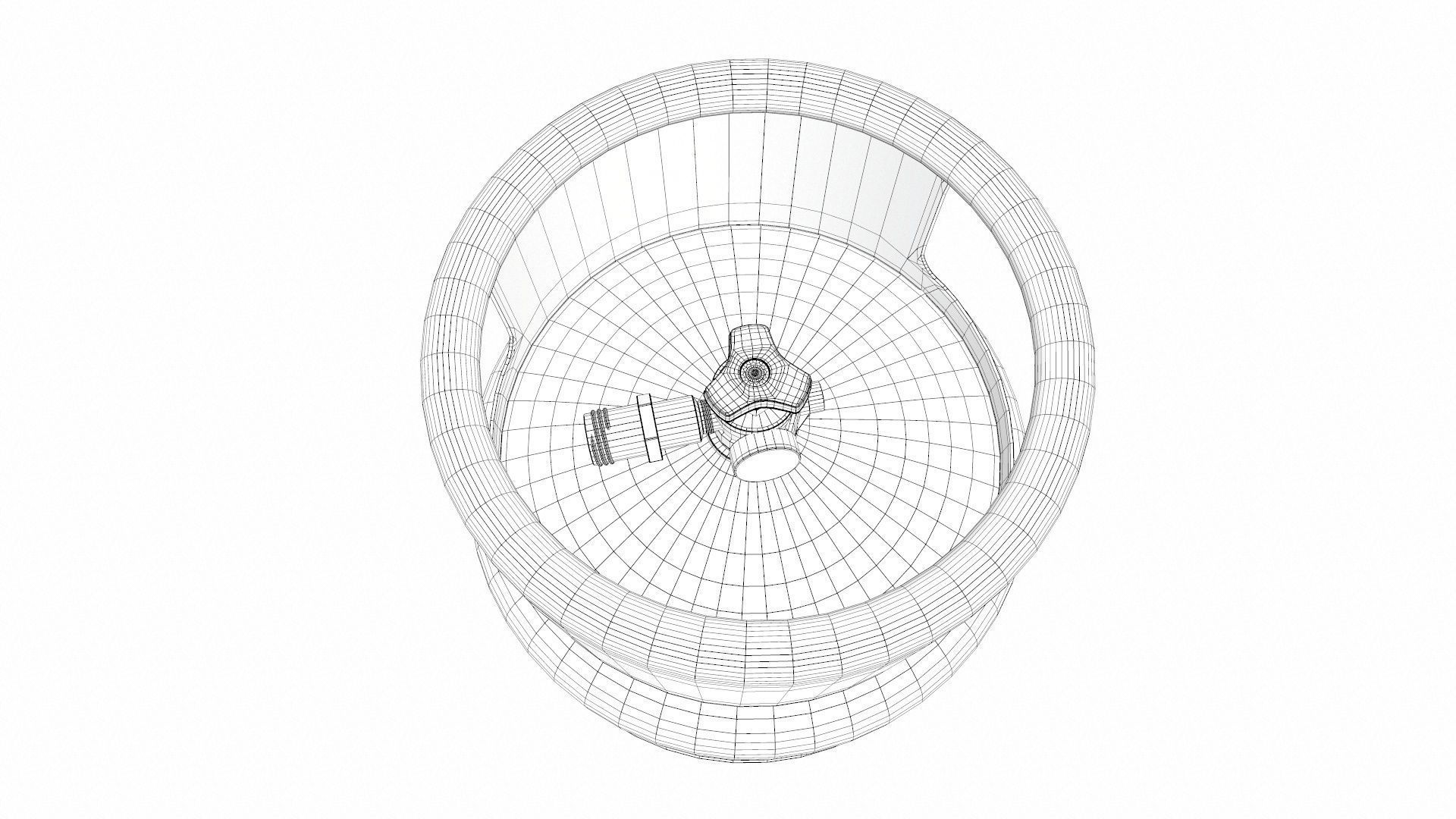 Gas Cylinder Low-poly 3D model_12