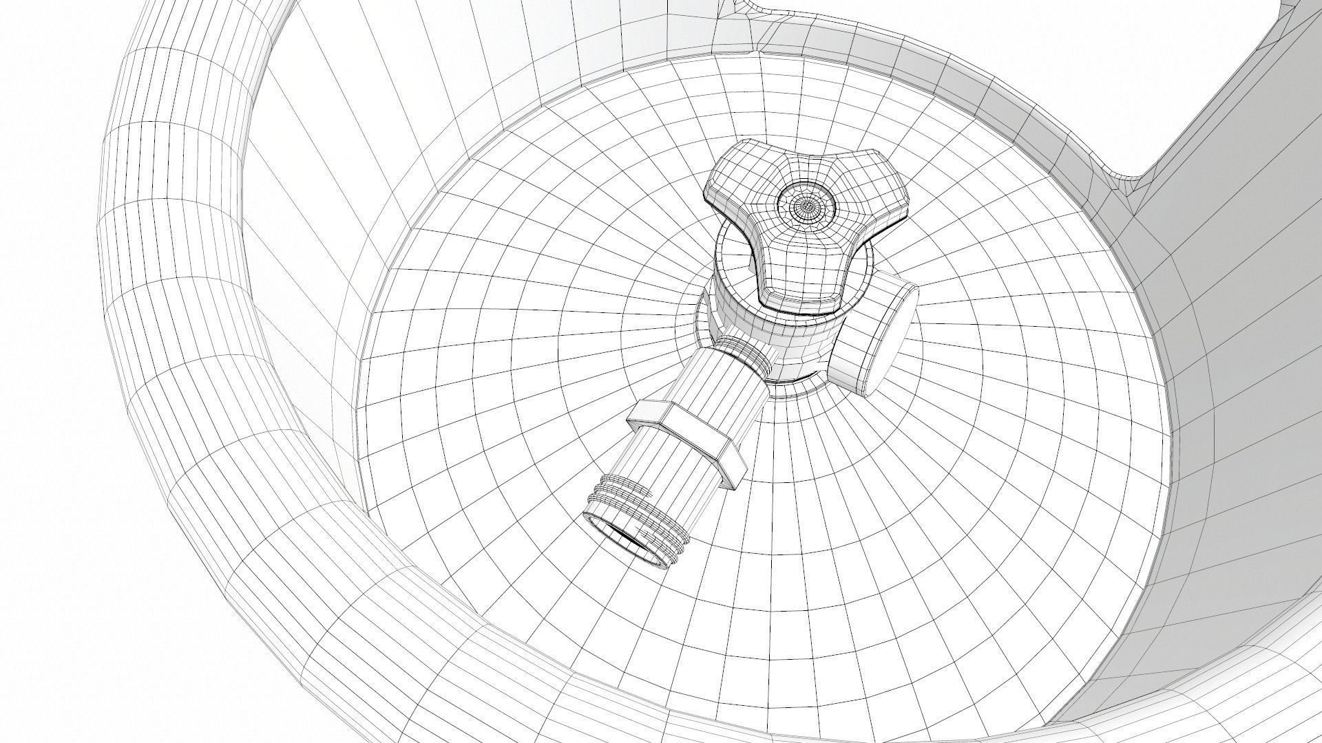 Gas Cylinder Low-poly 3D model_11